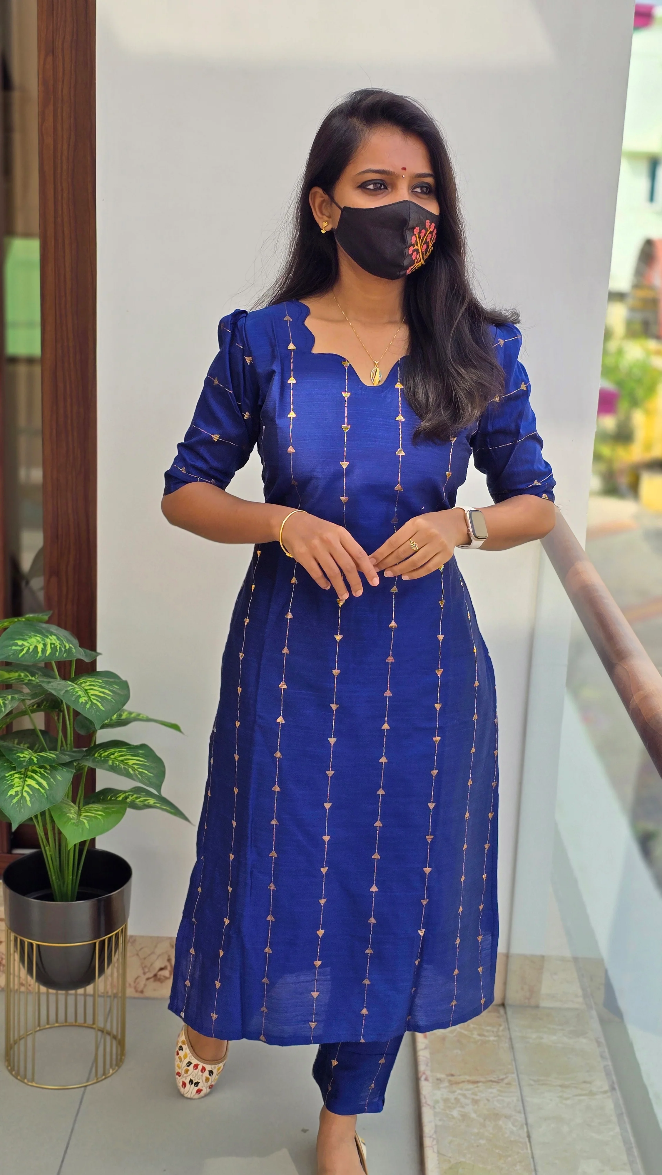 Cord set (pant & top)(3621) - Image 4