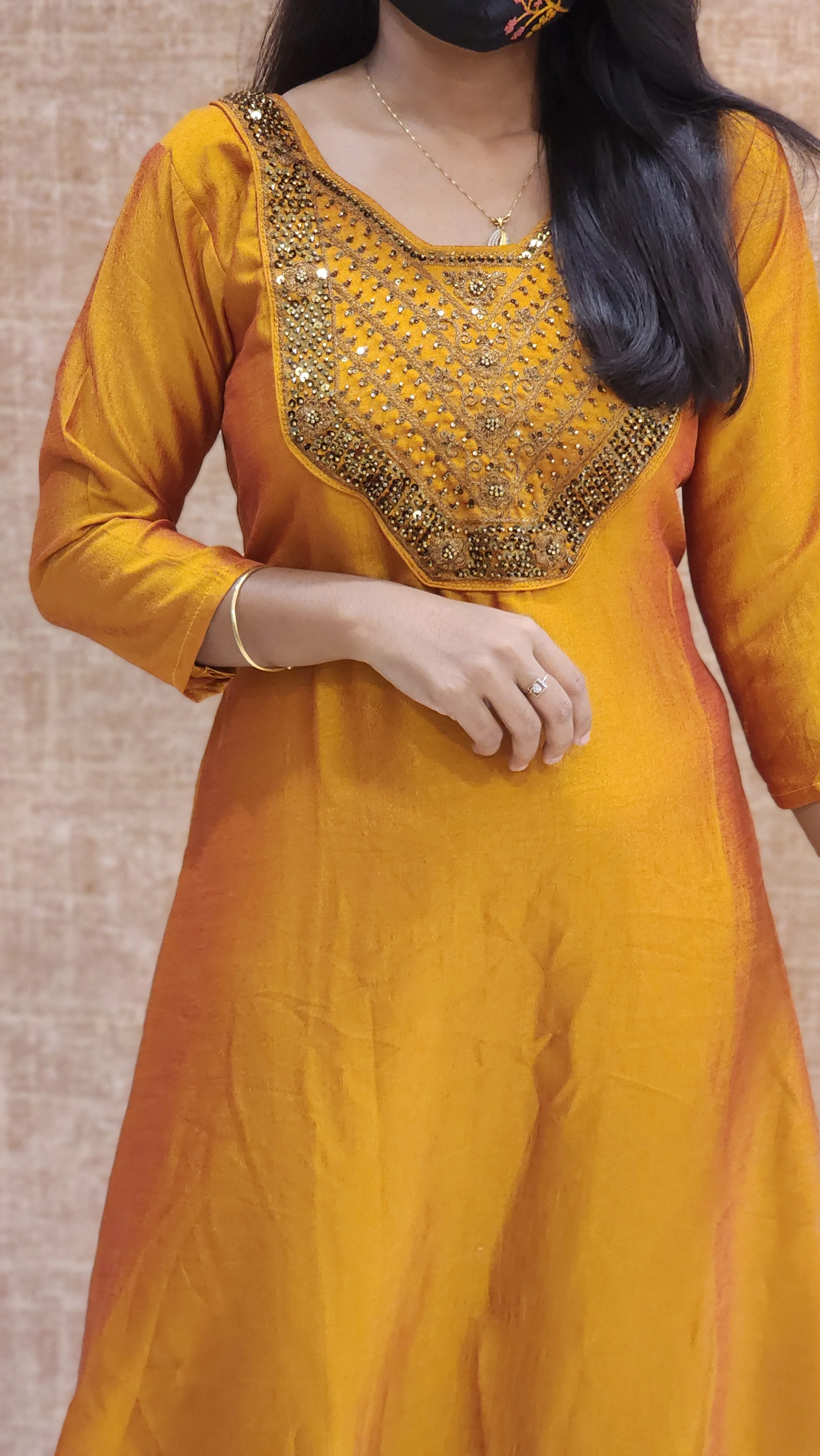 Festive Sale-Handwork kurti (9611)c2 - Image 4