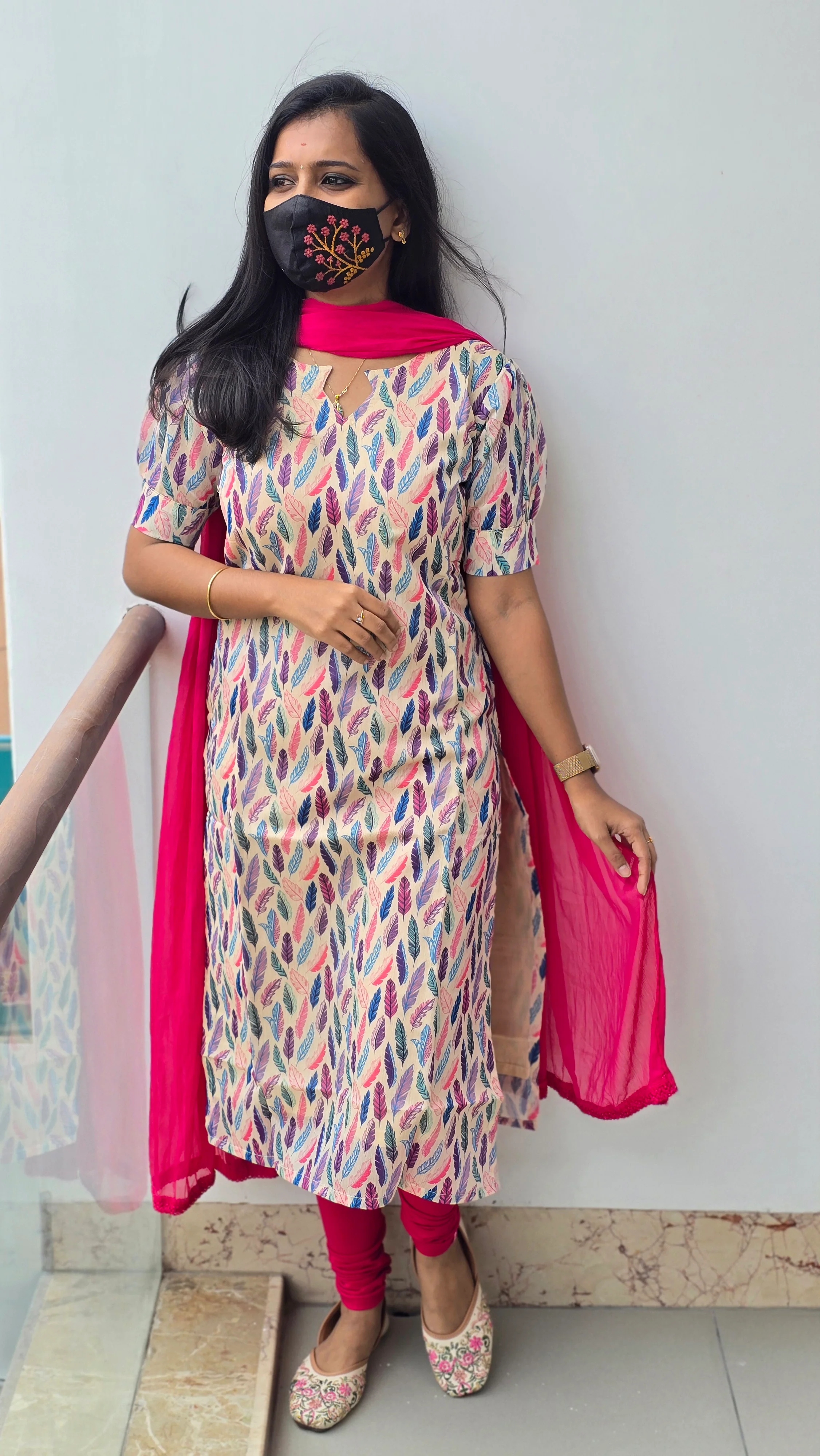 Office Wear Kurti (5724) - Image 3