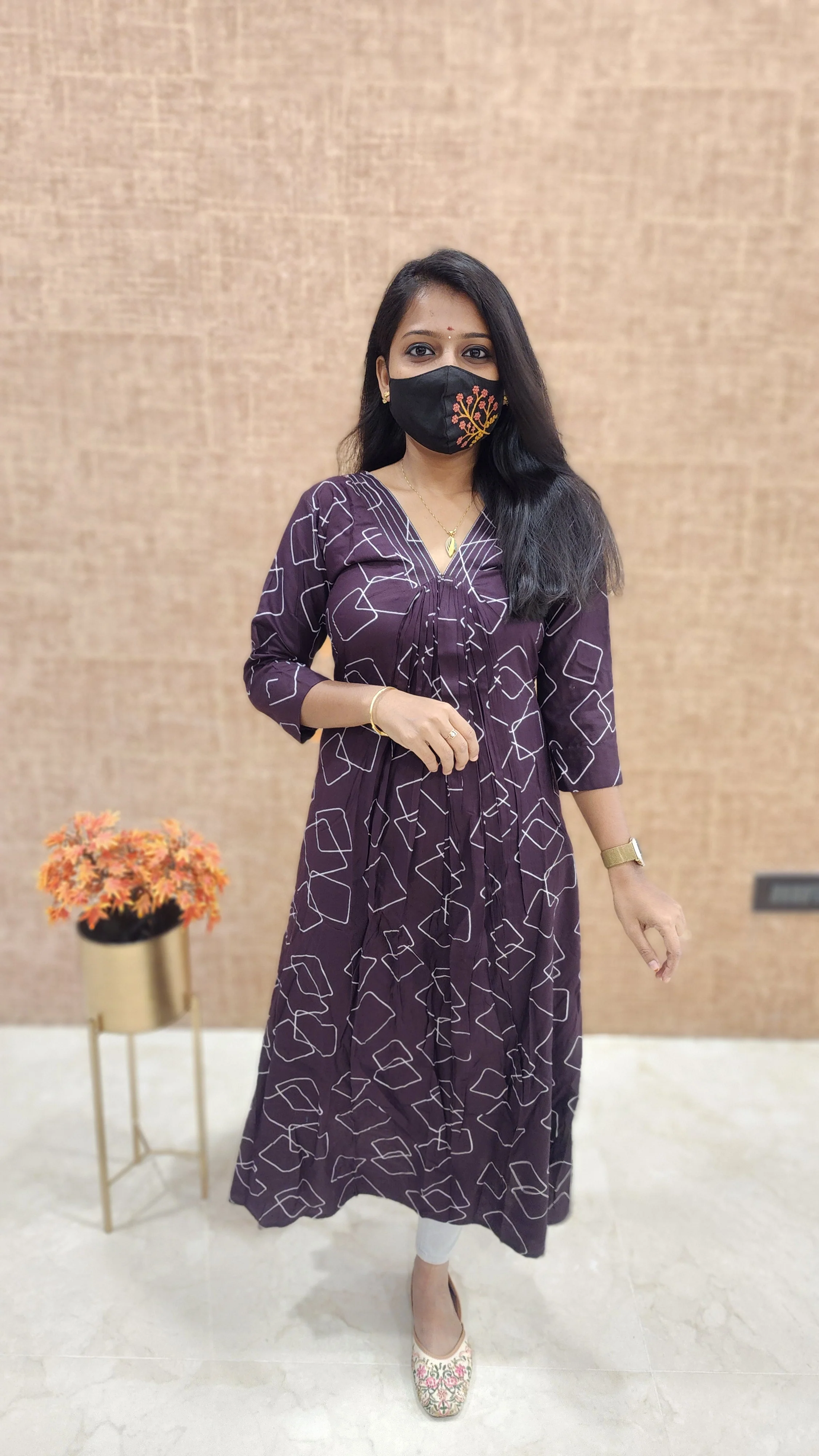 Pleated Casual Kurti (9614) - Image 3