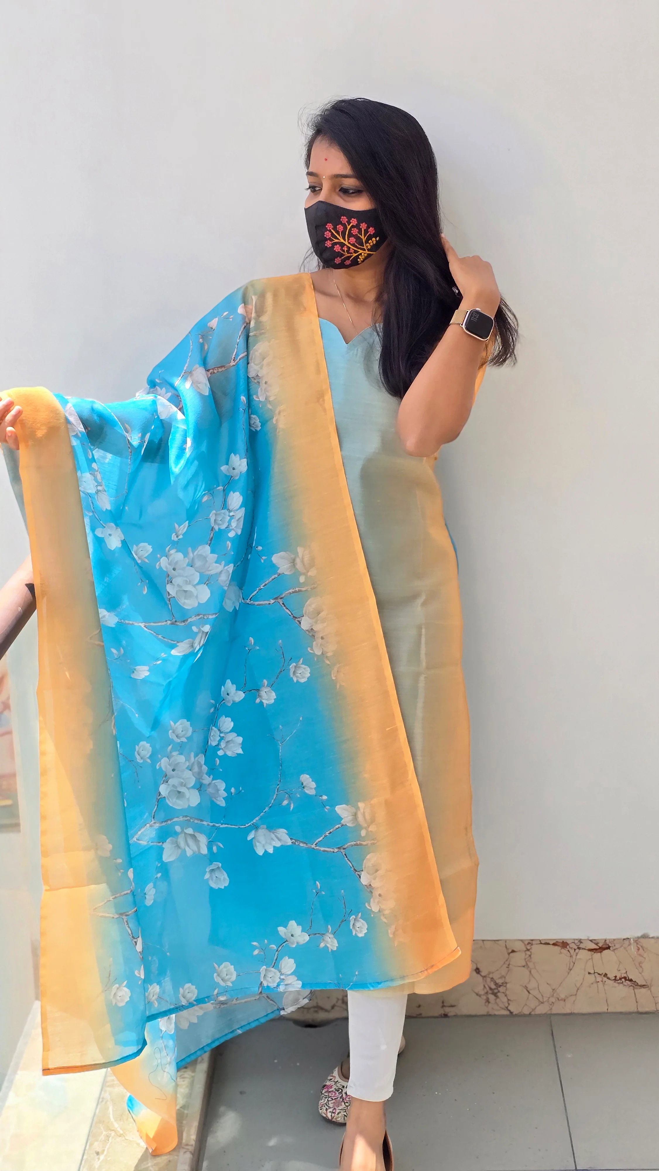 Salwar Set (kurti+Dupatta) (5719)c - Image 3