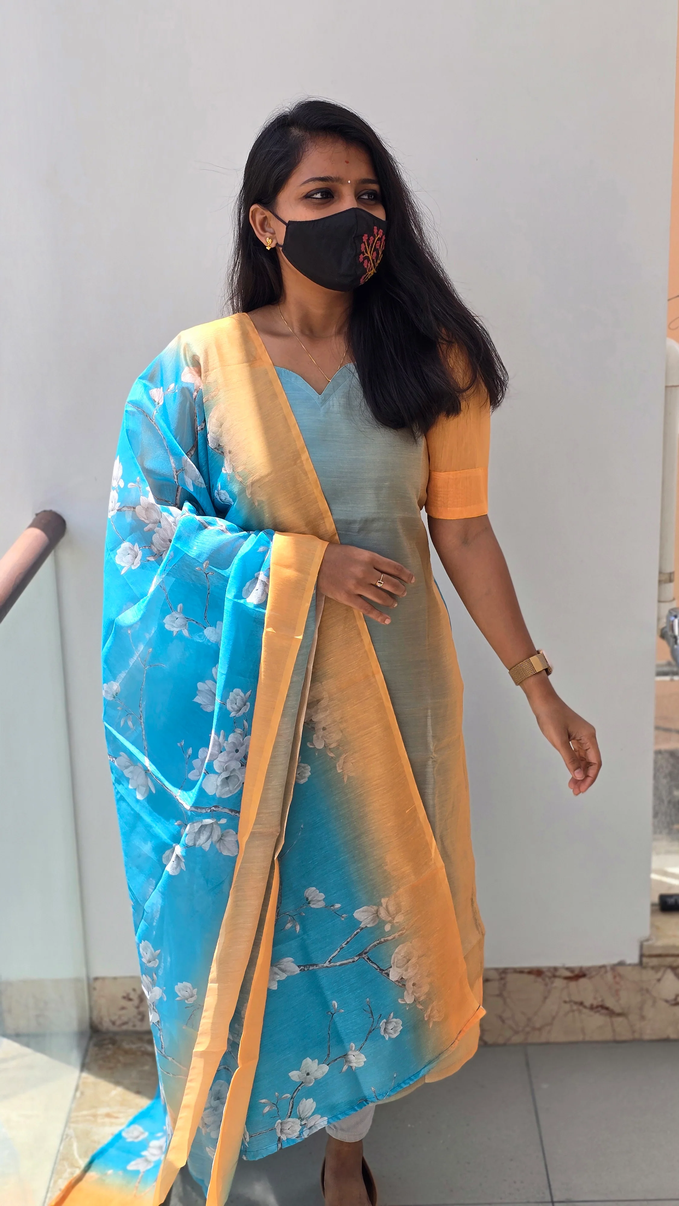 Salwar Set (kurti+Dupatta) (5719)c - Image 4