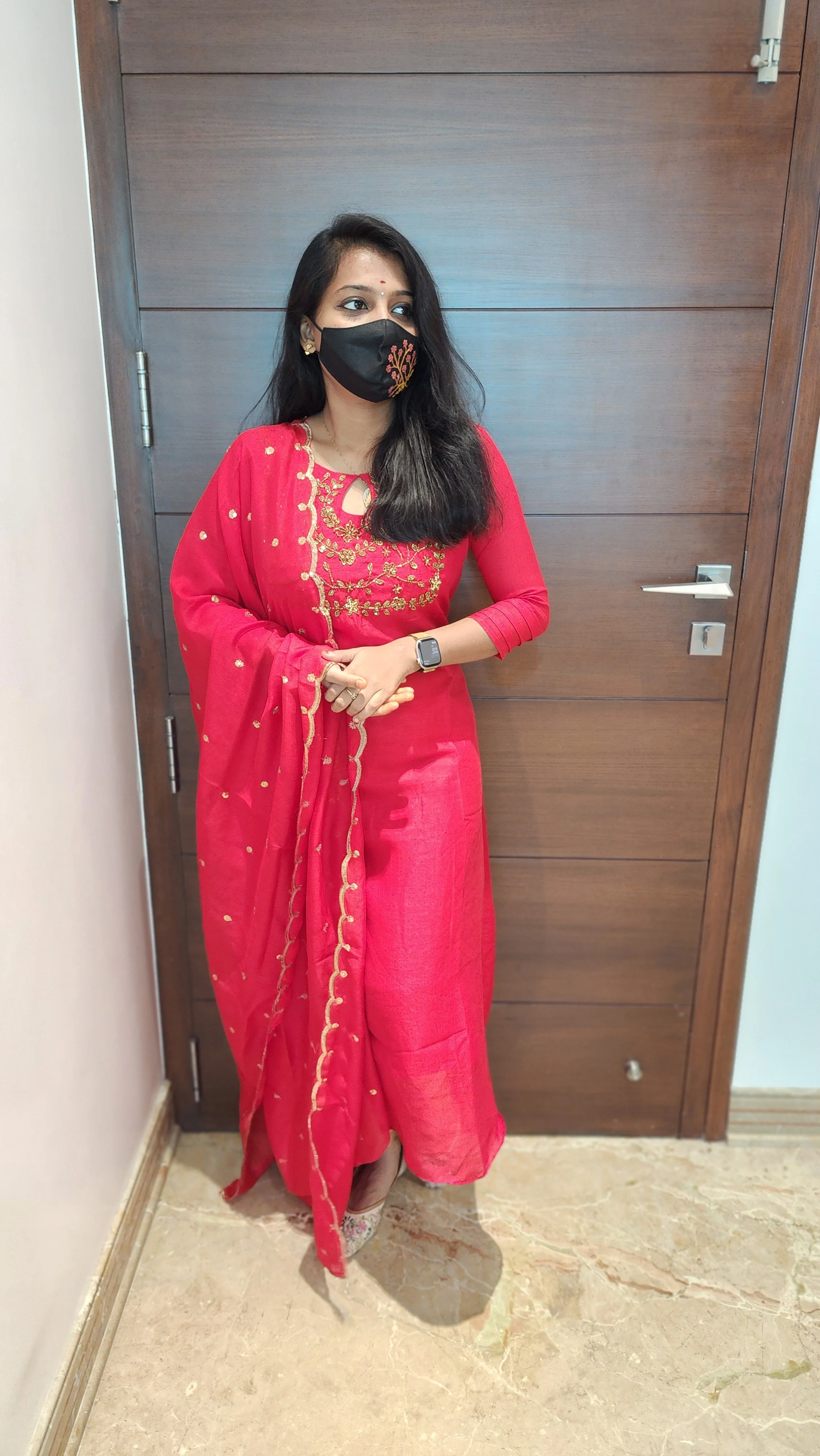 Sprinklez Coral Dream Kurti (8788) - Image 3