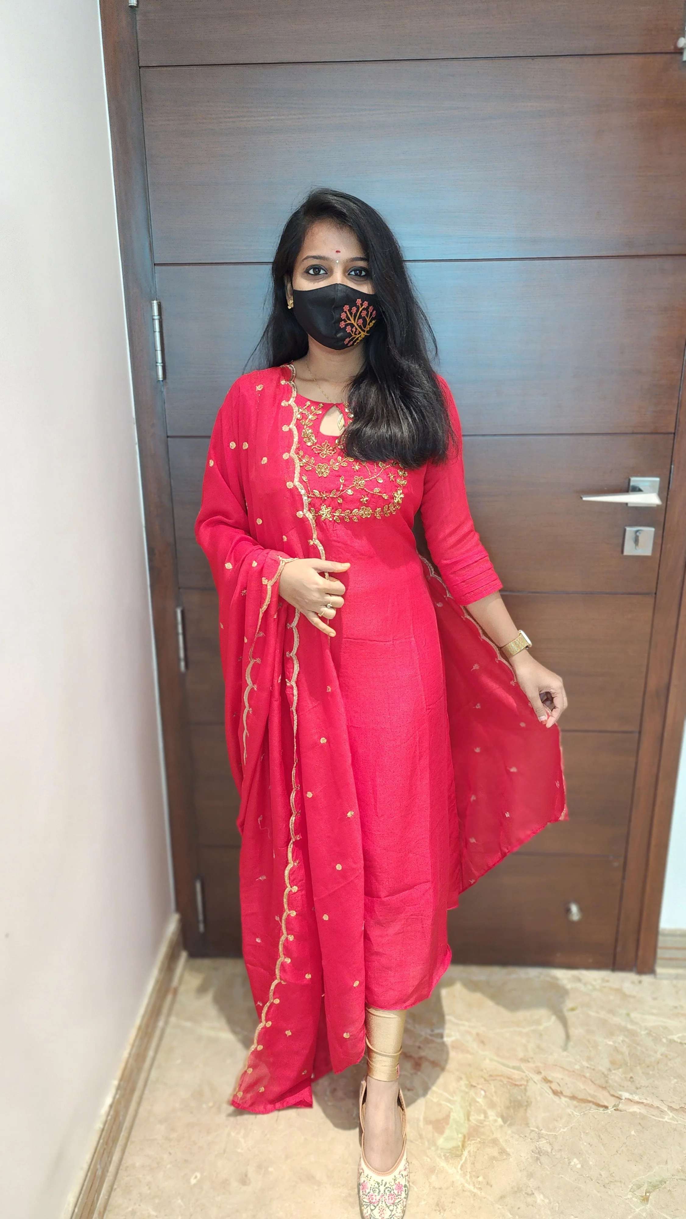 Sprinklez Coral Dream Kurti (8788) - Image 4