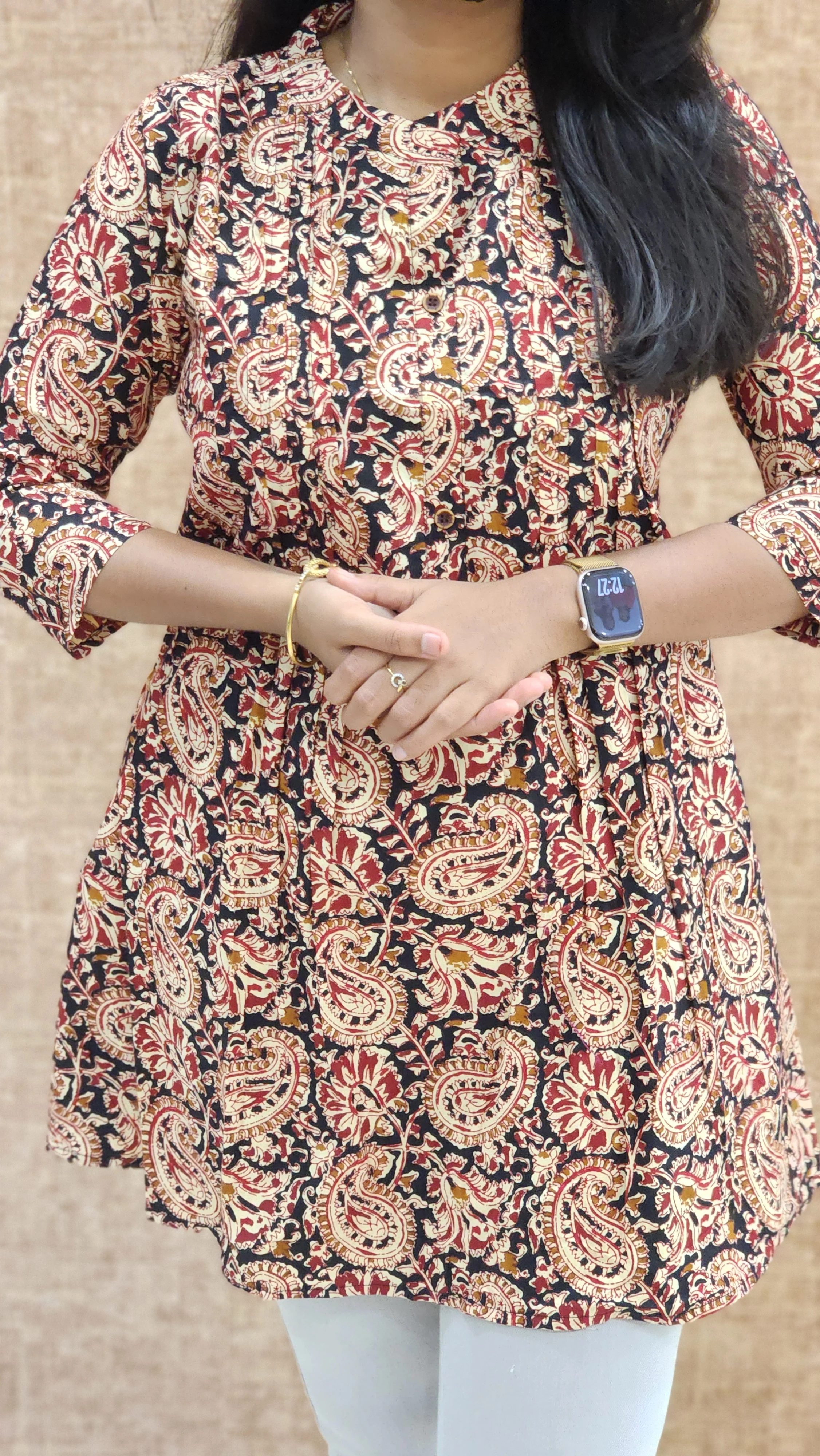 Kalakari Floral Short Top (9629) - Image 4